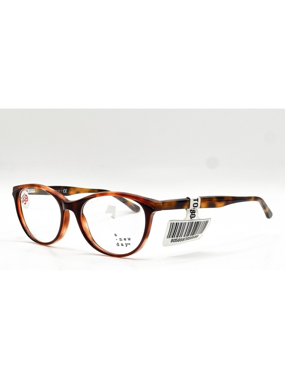 A New Day A32091 Burgundy Brown Authentic Eyeglasses 51-17-140